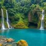 Air terjun tersembunyi dan alam Bali yang indah.