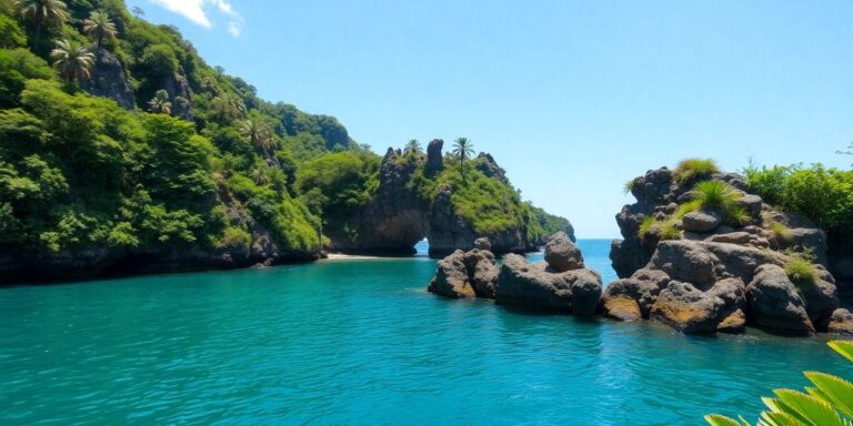 Pemandangan menawan dari destinasi tersembunyi di Bali.